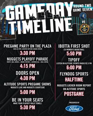 Image post by @nuggets on Twitter