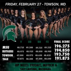 Image post by @msu_gymnastics on Instagram