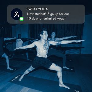 Image post by @sweatyoga on Instagram