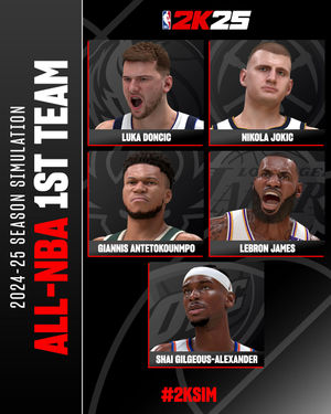 Image post by @nba2k on Instagram