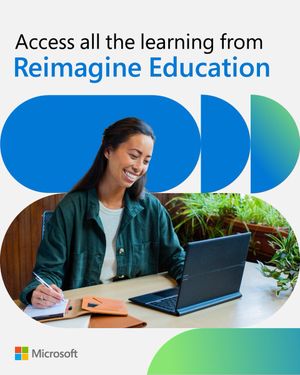Image post by @MicrosoftEDU on Twitter