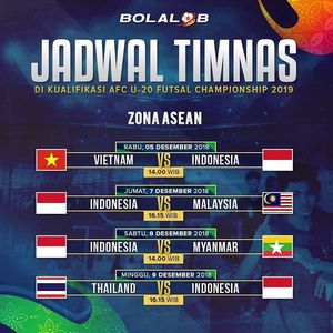 Image post by @timnasfutsal on Instagram