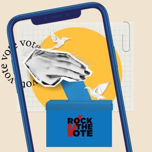 Image post by @rockthevote on Instagram
