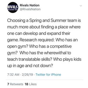 Image post by @ladyrivalsbasketball on Instagram