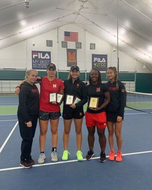 Image post by @TerpsWTennis on Facebook