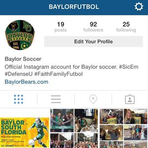 Image post by @baylorathletics on Instagram