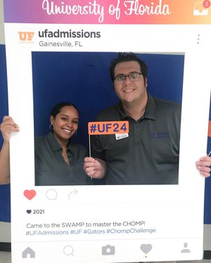 Image post by @ufadmissions on Instagram