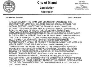 Image post by @univmiami on Instagram