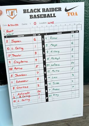 Image post by @SCEastBaseball on Twitter