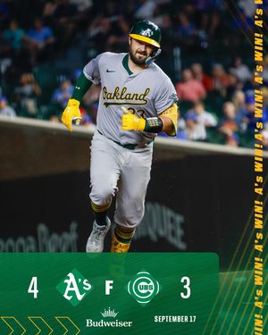 Image post by @athletics on Instagram