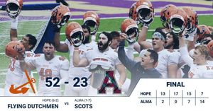Image post by @hopecollegefb on Instagram