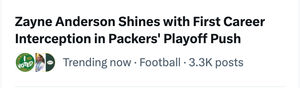 Image post by @packers on Twitter