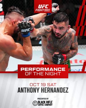 Image post by @ufc on Twitter