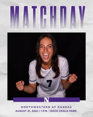 Image post by @NU_Sports on Twitter