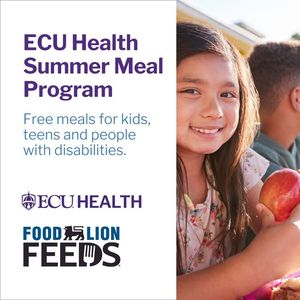 Image post by @ECUHealthChildrensHospital on Facebook