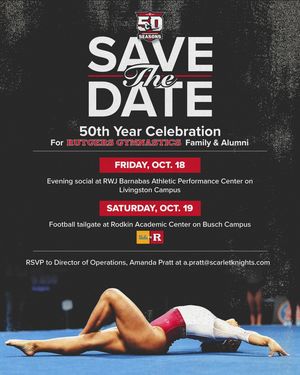 Image post by @rutgersgymnastics on Instagram