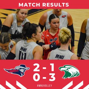 Image post by @MNUVolleyball on Twitter