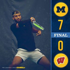 Image post by @umichmtennis on Instagram