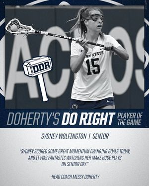 Image post by @pennstatewlax on Instagram