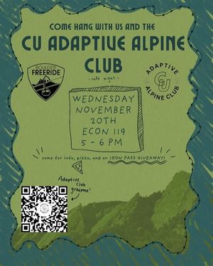 Image post by @cuboulderfreeride on Instagram