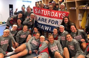 Image post by @catholicu_wlax on Instagram