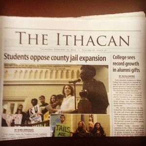 Image post by @ithacanonline on Instagram
