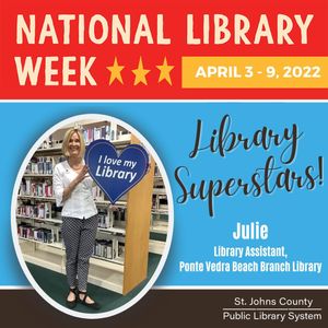 Image post by @stjohnscountylibrary on Instagram