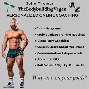 Image post by @thebodybuildingvegan on Instagram