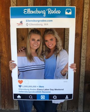Image post by @ellensburgrodeo on Instagram