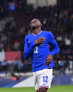 Image post by @equipedefrance on Twitter