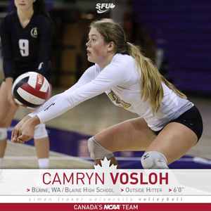 Image post by @sfu_volleyball on Instagram