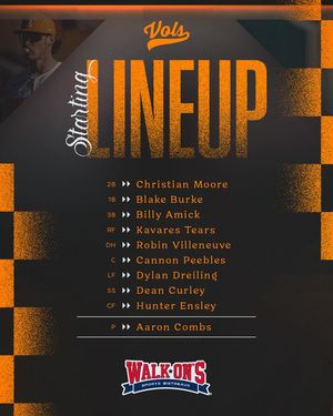Image post by @VolBaseball on Facebook