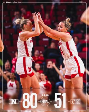 Image post by @HuskersWBB on Twitter