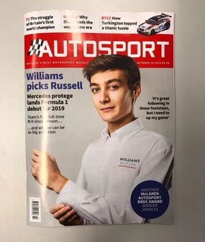 Image post by @georgerussell63 on Instagram