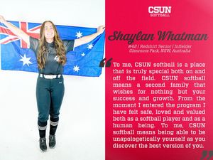 Image post by @csunsoftball on Instagram