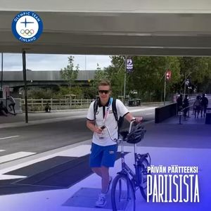 Video post by @OlympicTeamFI on Twitter