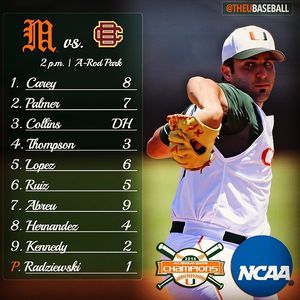Image post by @canesbaseball on Instagram