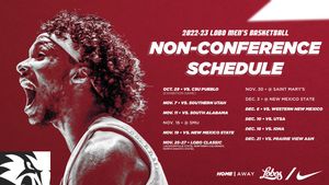 Image post by @UNMLoboMBB on Twitter