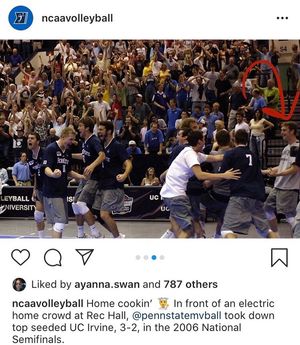 Image post by @uvavolleyball on Instagram