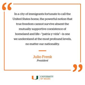 Image post by @univmiami on Instagram