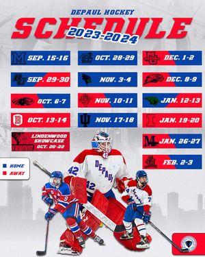 Image post by @depaulhockey on Instagram