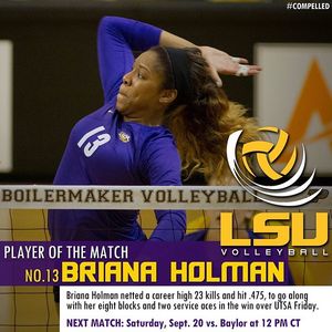 Image post by @lsuvolleyball on Instagram