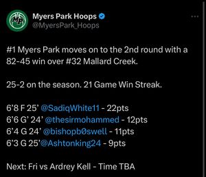 Image post by @myerspark_hoops on Instagram