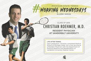 Image post by @msu_mtennis on Instagram