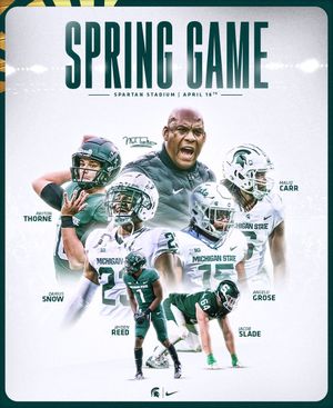 Image post by @MSU_Football on Twitter