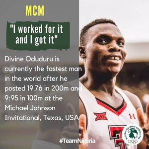 Image post by @nigeriaolympic on Instagram