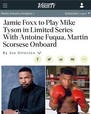 Image post by @miketyson on Instagram