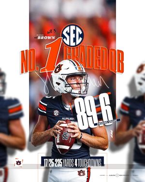 Image post by @auburnfootball on Instagram