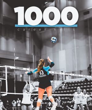Image post by @nsu_vball on Instagram