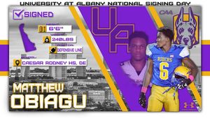 Image post by @ualbanyfootball on Instagram